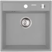 Pyramis Camea zlewozmywak granitowy 40x40 cm szary 070058101
