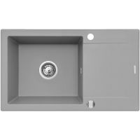 Pyramis Korfu zlewozmywak z baterią szary 070061301SN