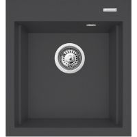 Pyramis Siros zlewozmywak granitowy 47x51,5 cm karbon 070084501