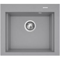 Pyramis Siros zlewozmywak granitowy 57x51,5 cm szary 070085001
