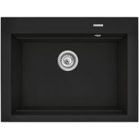 Pyramis Siros zlewozmywak granitowy 67x51,5 cm volcano 070169101