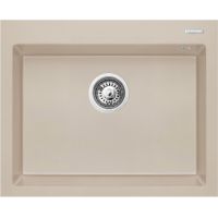 Pyramis Istros zlewozmywak granitowy 61x50 cm beżowy 070187012