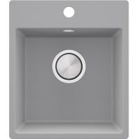 Primagran Ryga zlewozmywak granitowy 44x38 cm szary MYAKS-A0#N