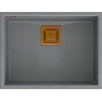 Quadron David 50 komora podwieszana 55x42 cm silver stone/miedziany HQD5542U5-C1