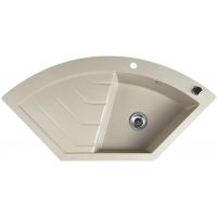 Sapho zlewozmywak granitowy 114x57,5 cm beżowy GR1932