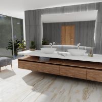 Vayer Lyra umywalka 45x36 cm nablatowa biała 045.036.011.3-4.0.1.0.0