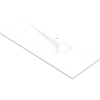 Vayer Boomerang umywalka 120x50 cm wpuszczana biała 120.050.005.3-1.0.1.X.0