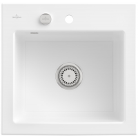 Villeroy & Boch Subway 50 S zlewozmywak ceramiczny 52,5x51 cm Weiss Alpin 331502R1