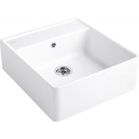 Villeroy & Boch Single-Bowl Sink zlewozmywak ceramiczny 63x59,5 cm CeramicPlus White Alpin 632062R1