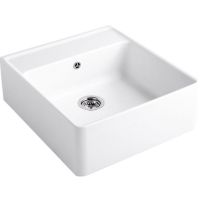 Villeroy & Boch Single-Bowl Sink zlewozmywak ceramiczny 63x59,5 cm CeramicPlus Stone White 632062RW
