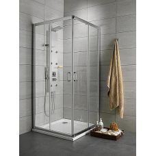 Radaway Premium Plus D kabina prysznicowa 100x90 cm prostokątna chrom/szkło przezroczyste 30436-01-01N