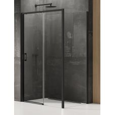 New Trendy Prime Black kabina prysznicowa 100x70 cm prostokątna prawa czarny mat/szkło przezroczyste K-1304