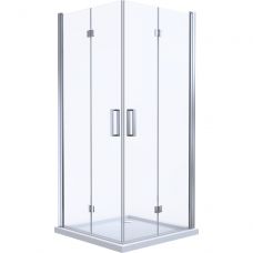 Oltens Byske kabina prysznicowa 80x80 cm kwadratowa chrom połysk/szkło przezroczyste 20001100