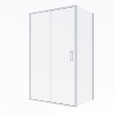 Oltens Fulla kabina prysznicowa 110x80 cm prostokątna drzwi ze ścianką chrom/szkło przezroczyste 20207100