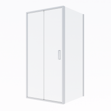 Oltens Fulla kabina prysznicowa 100x90 cm prostokątna drzwi ze ścianką chrom/szkło przezroczyste 20204100
