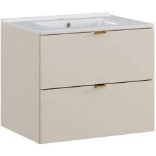 Zestaw Comad Dalia Cashmere szafka 60 cm podumywalkowa z umywalką Lava kaszmir/biały SET-DC 60CM UM LAVA WH