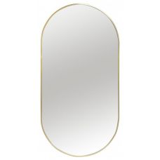Ars Longa Scandi lustro 50x100 cm owalne jasny złoty SCANDI50100-ZS