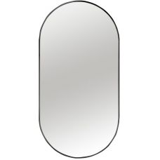 Ars Longa Scandi lustro 80x40 cm owalne czarne SCANDI4080-C