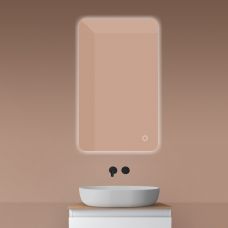 Oltens Nordlis lustro 60x100 cm prostokątne z oświetleniem od tyłu z matą grzewczą 64120000