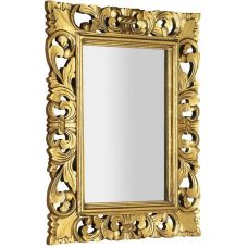 Sapho Samblung lustro 80x60 cm prostokątne rama złota IN121