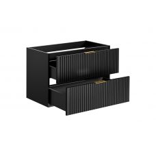 Comad Adel Black szafka 80x46x57 cm podumywalkowa wisząca czarna ADEL BLACK 82-80-B-2S