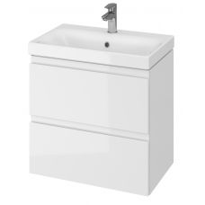 Cersanit Moduo umywalka z szafką 60 cm zestaw meblowy Slim biały S801-227-DSM