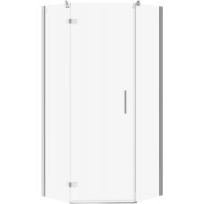 Cersanit City kabina prysznicowa 90x90 cm pięciokątna lewa chrom połysk/szkło przezroczyste S584-081