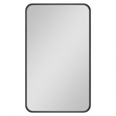 Dubiel Vitrum Rio Black lustro łazienkowe 60x100 cm prostokątne czarna rama