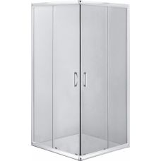 Deante Funkia kabina prysznicowa 80 cm kwadratowa chrom/szkło przezroczyste KYC042K