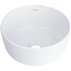 Deante Jasmin umywalka 28x28 cm okrągła nablatowa biała CDJ6U2S