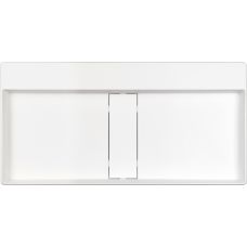 Deante Blur umywalka 80x40 cm prostokątna nablatowa biała CQB_AU8S