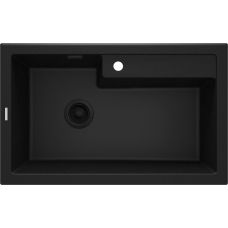 Deante Eridan zlewozmywak granitowy 80x50 cm grafitowy mat ZQE_G10B