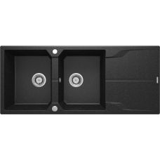 Deante Andante zlewozmywak granitowy 116x50 cm grafitowy mat ZQN_2213