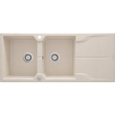 Deante Andante zlewozmywak granitowy 116x50 cm beżowy ZQN_5213