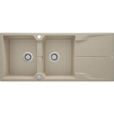 Deante Andante zlewozmywak granitowy 116x50 cm beżowy ZQN_7213