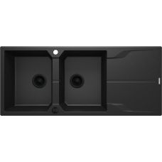 Deante Andante zlewozmywak granitowy 116x50 cm wpuszczany grafitowy metalik ZQN_G213