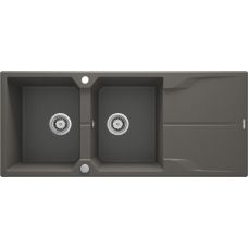 Deante Andante zlewozmywak granitowy 116x50 cm wpuszczany antracyt ZQNT213