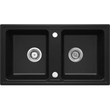 Deante Zorba zlewozmywak granitowy 78x43,5 cm czarny ZQZN203