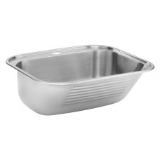 Deante komora gospodarcza 55x49,5 cm stalowa satyna ZYK010B