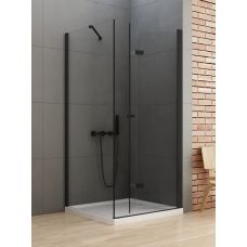 New Trendy New Soleo Black kabina prysznicowa 70x100 cm prostokątna prawa czarny mat/szkło przezroczyste D-0237A/D-0116B