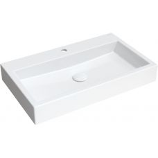 Omnires M+ umywalka 70x42 cm prostokątna ścienna-nablatowa biała THASOS700BP