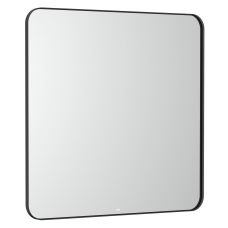 Roca Luna lustro 80x80 cm kwadratowe z oświetleniem czarny A812422000