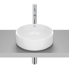 Roca Ona umywalka 37x37 cm okrągła nablatowa biała A32768JS00