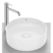 Roca Terra umywalka 39x39 cm okrągła nablatowa biała A32787N000