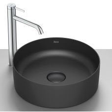 Roca Terra umywalka 39x39 cm okrągła nablatowa czarna A32787N080