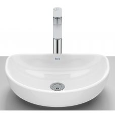 Roca Optica umywalka 45x30 cm półokrągła nablatowa biała A327C10000