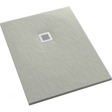 Schedpol Kalait Cement Stone brodzik 90x70 cm prostokątny Stonicryl cement 3.3133/CT/ST-M2