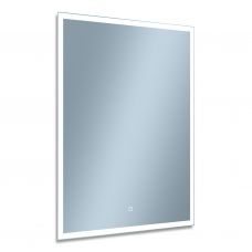 Venti Prymus lustro 60x80 cm prostokątne z oświetleniem srebrny