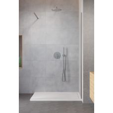 Radaway Modo New Brushed Nickel II ścianka prysznicowa walk-in 130 cm nikiel szczotkowany/szkło przezroczyste 389134-91-01