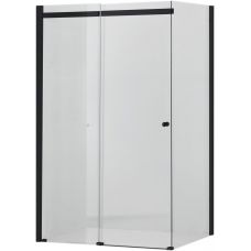 Hagser Frida kabina prysznicowa 90x120 cm prostokątna czarny mat/szkło przezroczyste HGR19000020